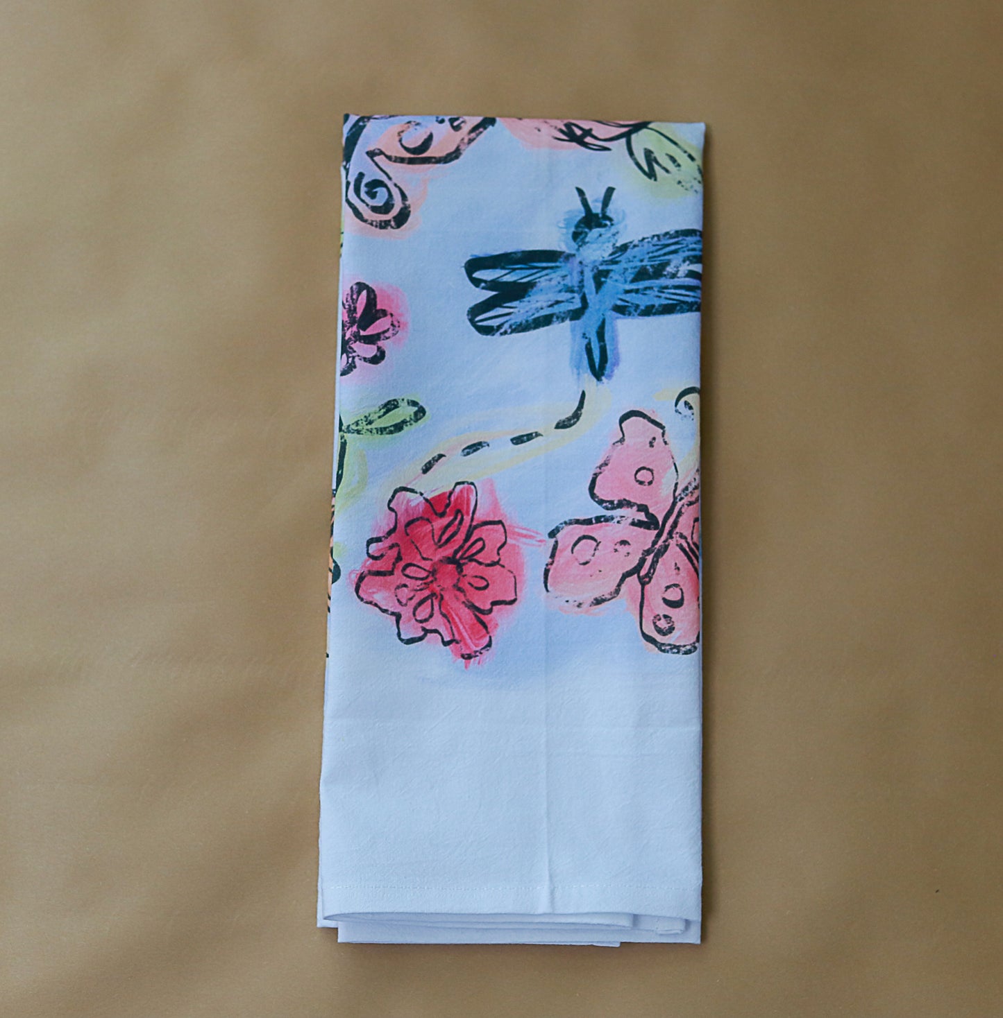 Butterfly Garden Dish Towel