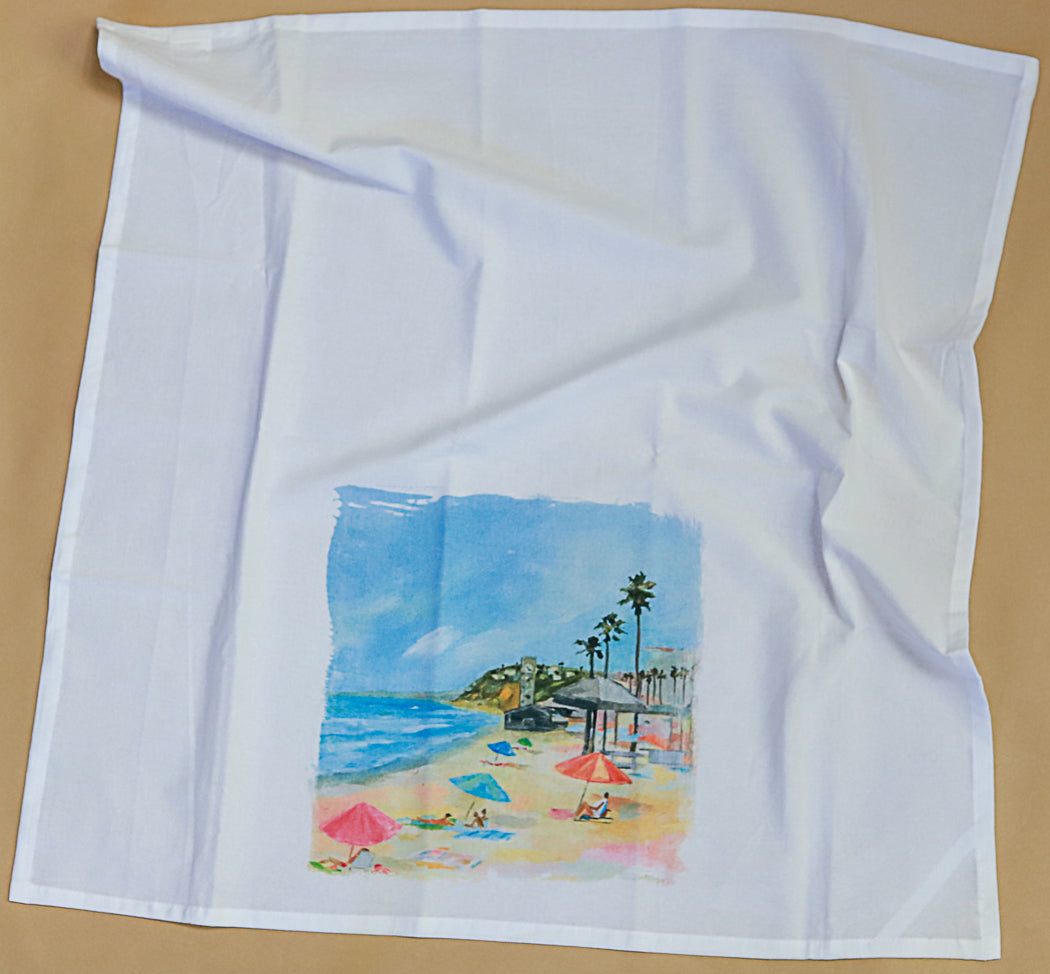 Clock Tower Dish Towel