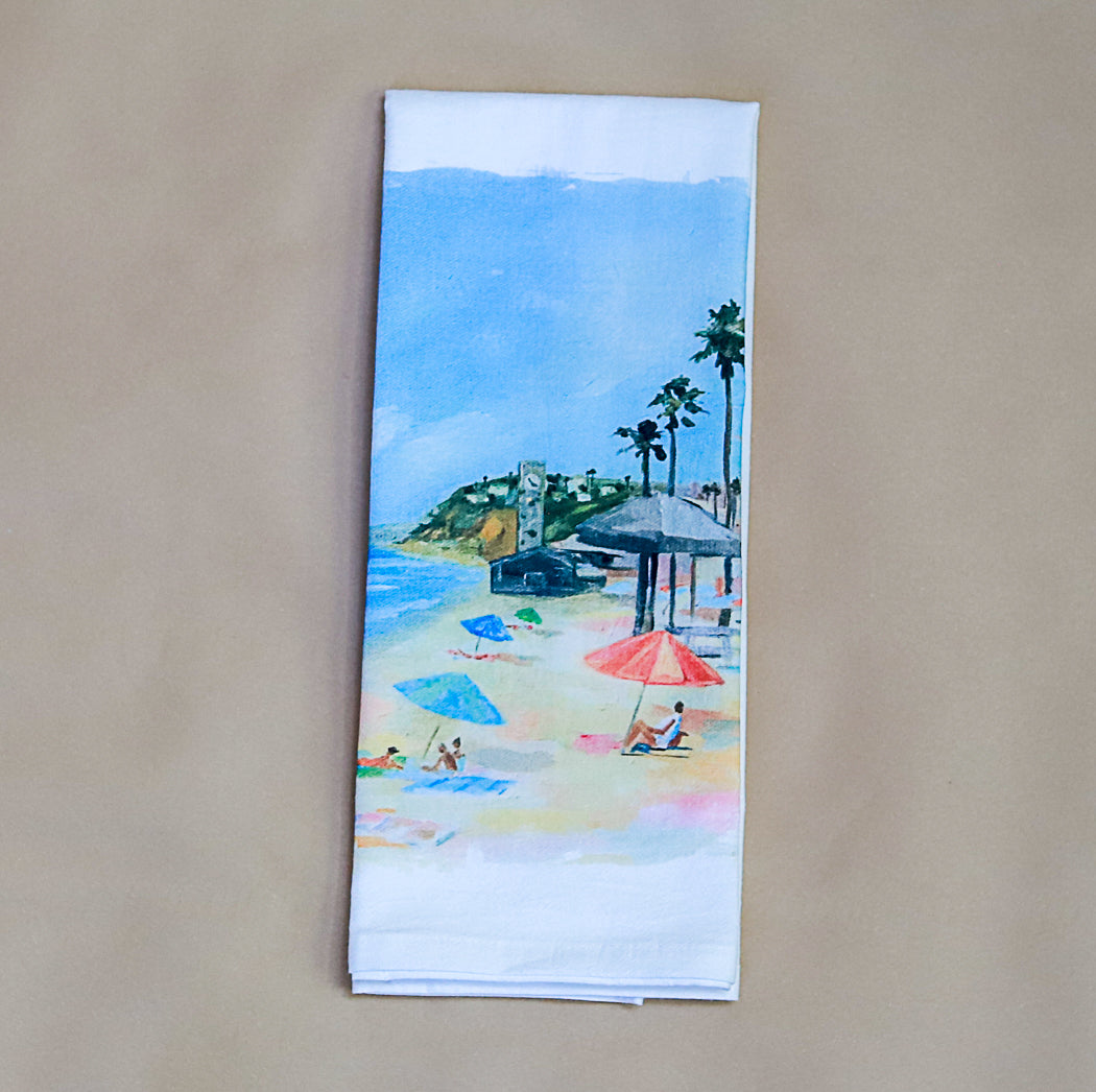 Clock Tower Dish Towel