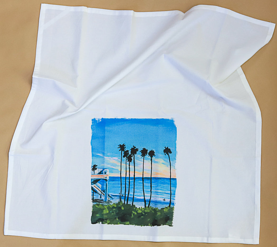 T-street Sunset Dish Towel