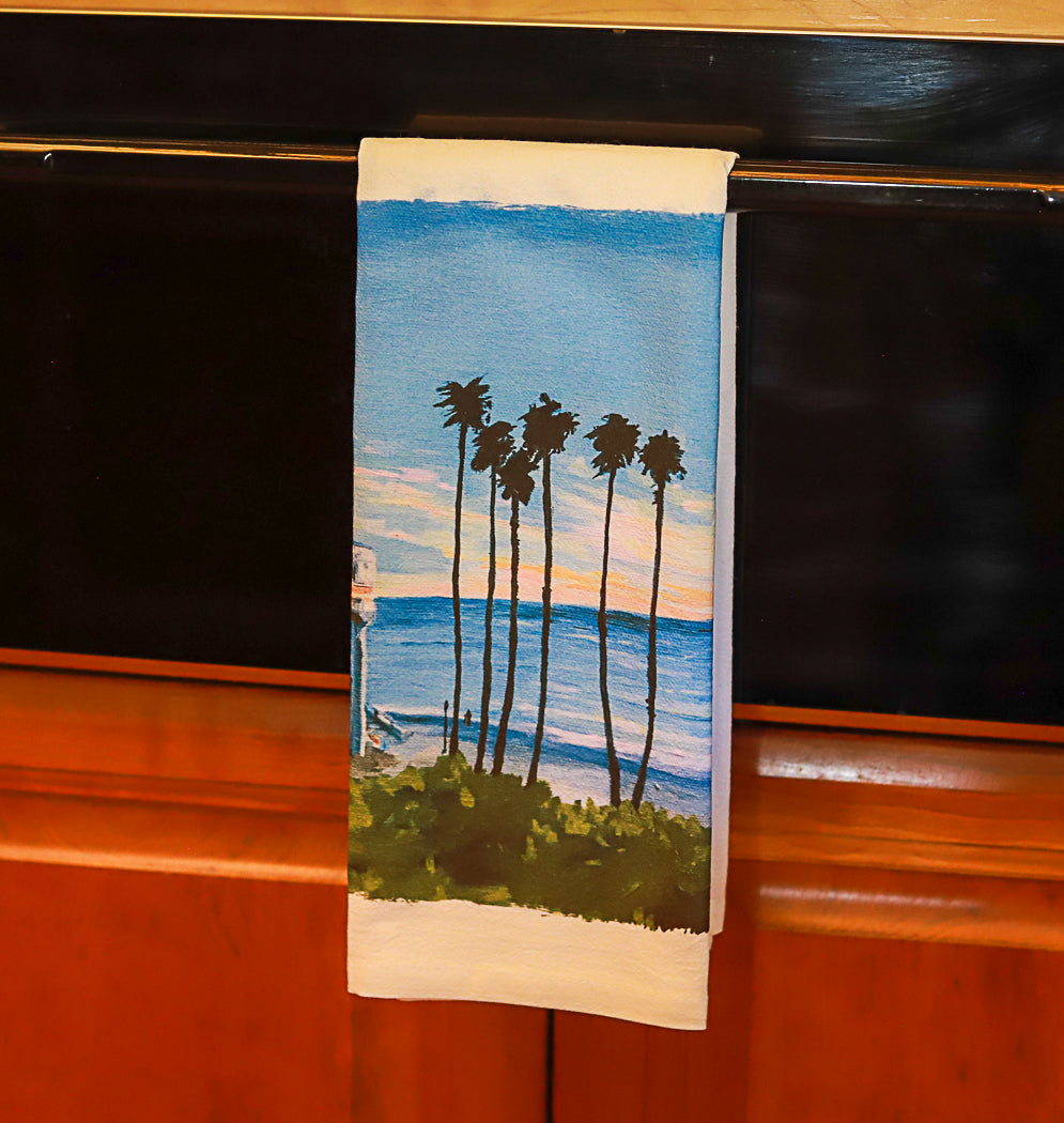 T-street Sunset Dish Towel