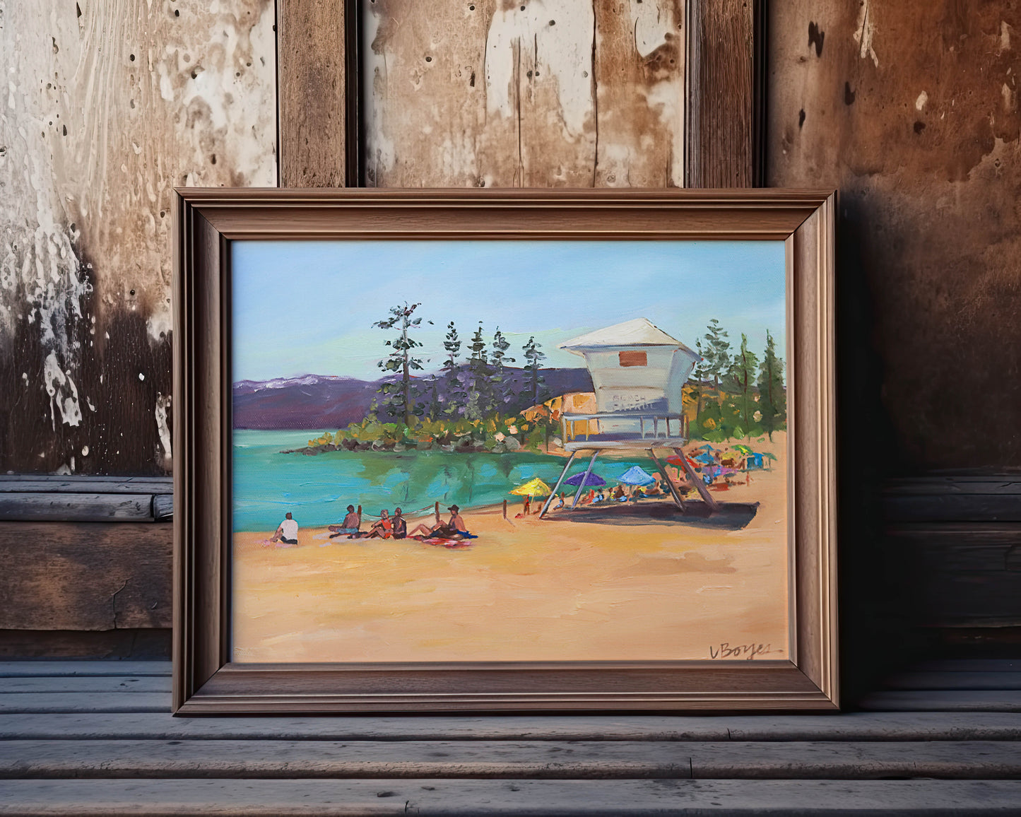 San Harbor, Tahoe Print