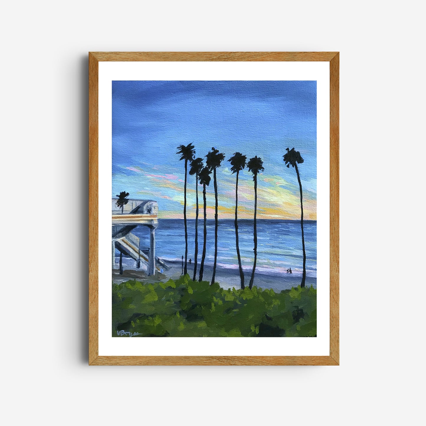 T-Street Sunset Print